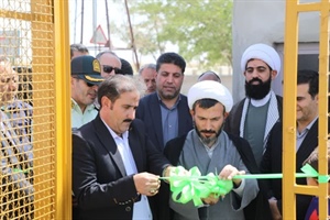افتتاح زمین چمن مصنوعی مینی‌فوتبال روستای هریان رزن