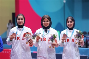 پیام تبریک مدیرکل ورزش و جوانان استان همدان در پی کسب مدال برنز دختران پینگ پنگ باز همدانی