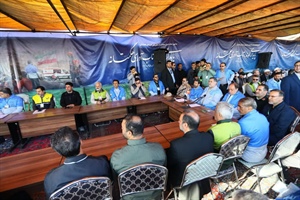 حضور هیات های ورزشی در مانور تمام عیار زلزله و مخاطرات ترکیبی در همدان