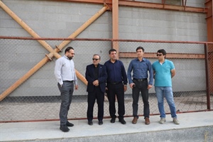 بازدید مدیرکل ورزش و جوانان همدان از پروژه خیرساز ژیمناستیک و دیدار با فرماندار ملایر