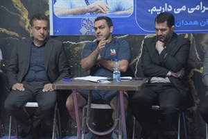 حضور نماینده همدان در مجلس در کلاس دانش‌افزایی مربیان کشتی شهرستان همدان